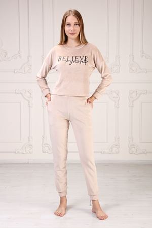 Kadife Kadın Pijama Takım