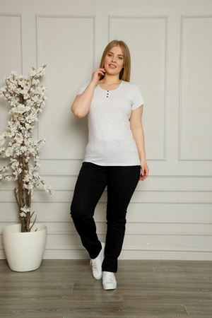 Likralı Büyük Beden Pantolon