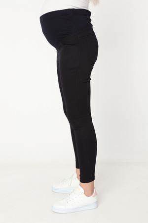 Bilekte Hamile Keten Pantolon