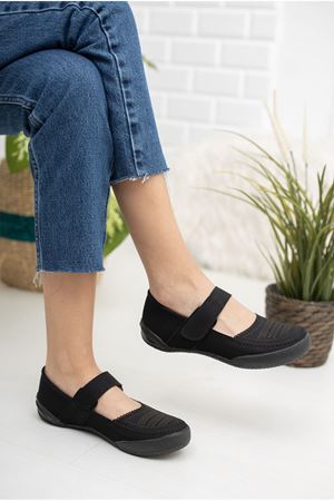 Ortapedik Ped Kadın Siyah Ayakkabı