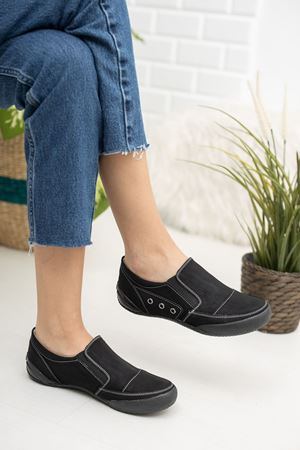 Ortapedik Ped Kadın Siyah Ayakkabı