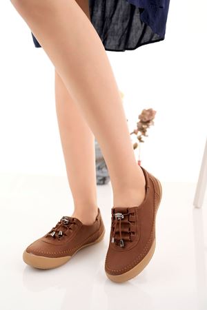 Ortopedik Ped Taba Kadın Ayakkabı