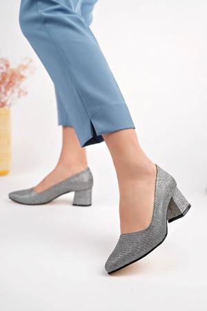 Ökçeli Platin Star Kadın Ayakkabı