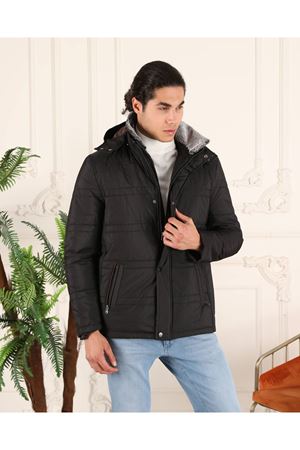 Yakası Tüylü Erkek  Mont