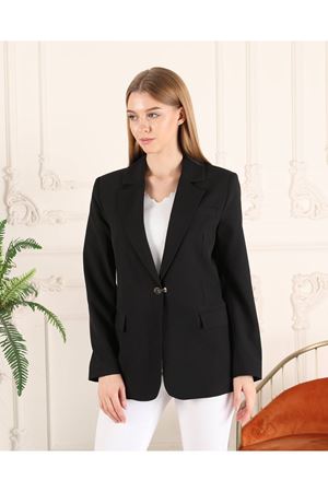 Siyah Kadın Blazer Ceket