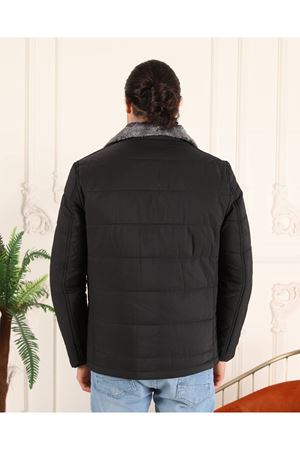 Yakası Tüylü Erkek Mont