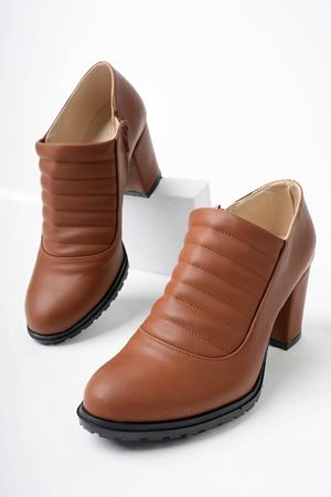 Taba Cilt Kadın Ayakkabı