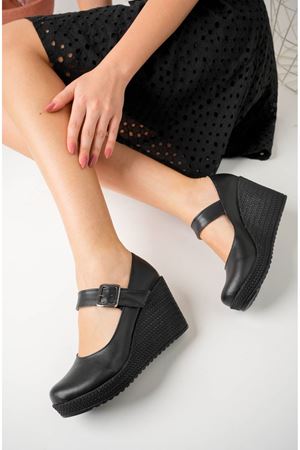 Dolgu Taban Tek Bant Siyah Cilt