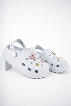 Önü Kapalı Beyaz Kız Çocuk Terlik