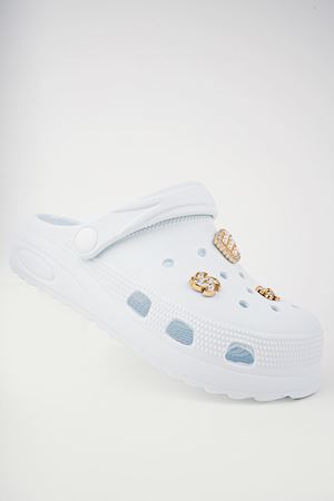 Önü Kapalı Beyaz  Kız Çocuk Terlik