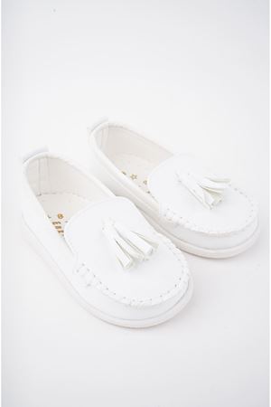 Püsküllü Erkek Bebe Ayakkabı