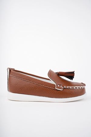 Püsküllü Erkek Bebe Ayakkabı