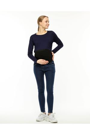 Bilekte Dar Paça Hamile Kot Pantolon