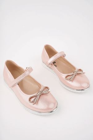 Termo Taban Bıyık Fiyonk Pudra Star Kız Çocuk Ayakkabı