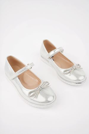 Termo Taban Bıyık Fiyonk Gümüş Star Kız Çocuk Ayakkabı