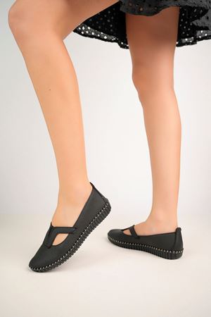 Ortapedik Pedli Pencereli  Kadın Ayakkabı