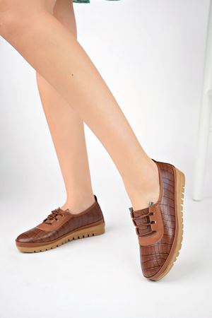 Ortapedik Pedli Taba Ayakkabı