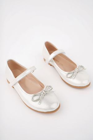 Bıyık Fiyonk Sedef Star Kız Bebe Ayakkabı