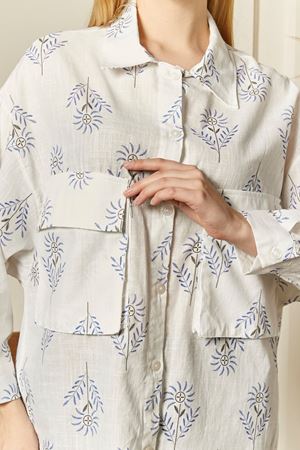 Desenli Kadın Gömlek