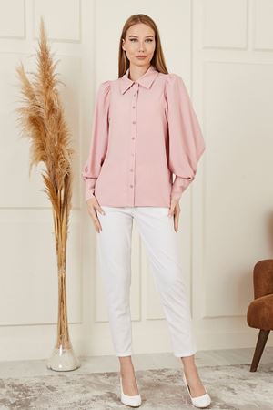 Pudra Kadın Gömlek