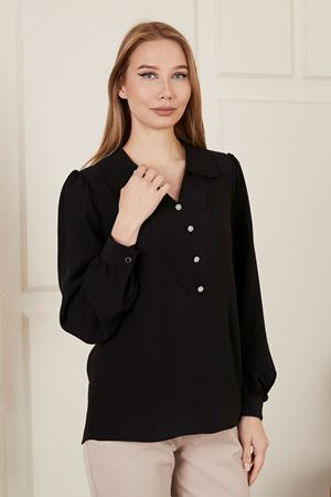 Siyah Kadın Bluz
