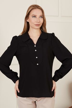 Siyah Kadın Bluz