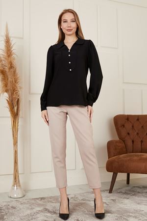 Siyah Kadın Bluz