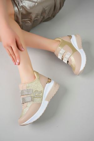 Dolgu Topuk Nut Ayakkabı