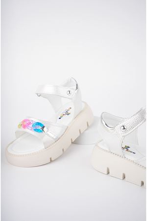 Renkli Tokalı Sedef Kız Çocuk Sandalet