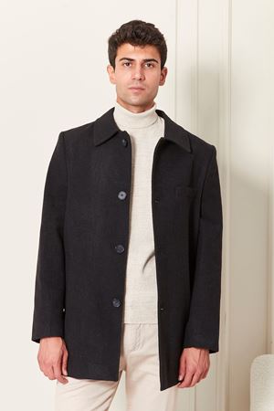 Büyük Beden Erkek Kaşe Kaban