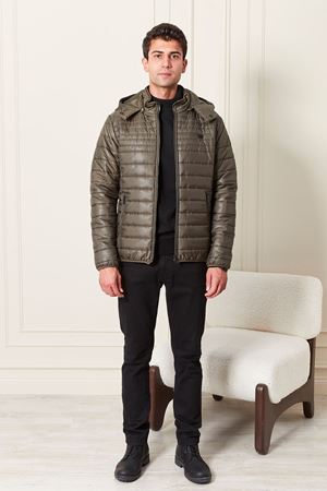 Kapşonlu Şişme Erkek Mont