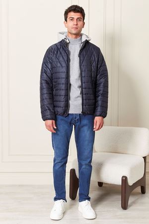 Kapşonlu Şişme Erkek Mont