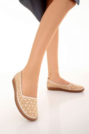 Ortopedik Ped Krem Kadın Ayakkabı