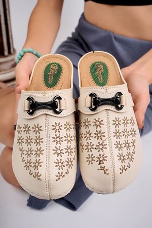 Ortapedik Taban Önü Kapalı  Kadın Terlik