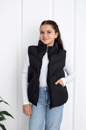 Unisex Siyah Çocuk Yelek
