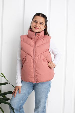 Unisex Pudra Çocuk Yelek