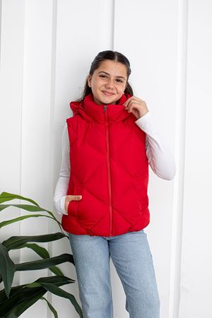 Kırmızı Unisex Çocuk Yelek