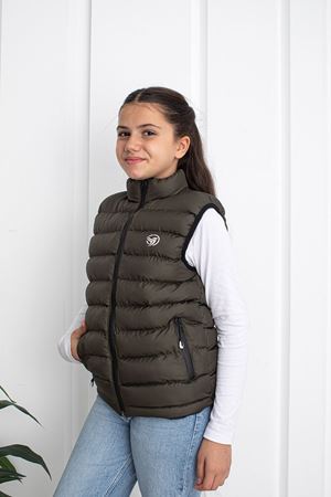 Unisex Haki Çocuk Yelek