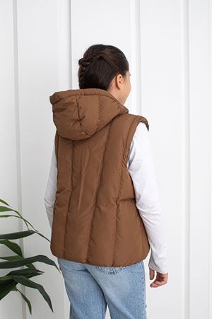 Unisex Taba Çocuk Yelek