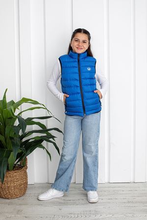 Unisex Mavi Çocuk Yelek