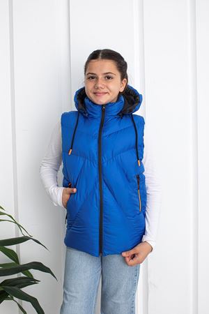Unisex Mavi Çocuk Yelek
