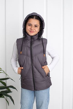 Unisex Füme Çocuk Yelek