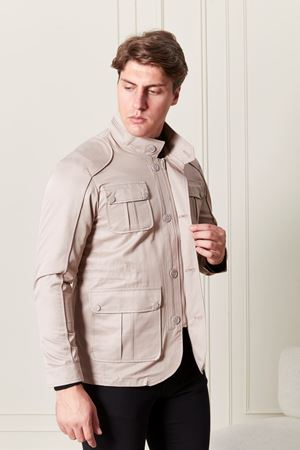 Düğmeli Erkek Trençkot