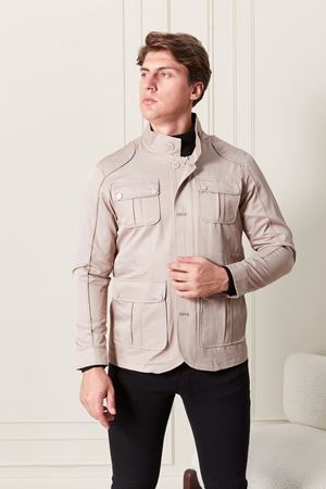 Düğmeli Erkek Trençkot