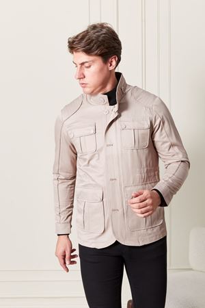 Düğmeli Erkek Trençkot