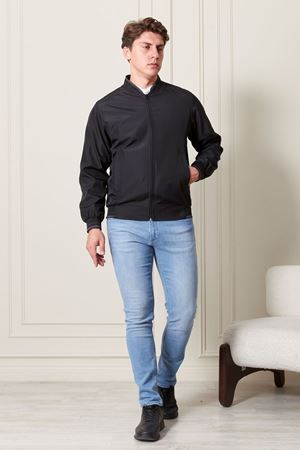 İçi Astarlı Siyah  Erkek Mont