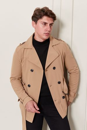 Kemerli Erkek Trençkot