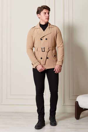 Kemerli Erkek Trençkot