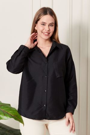 Siyah Kadın Gömlek