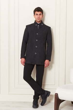 Erkek Füme Kaşe Kaban